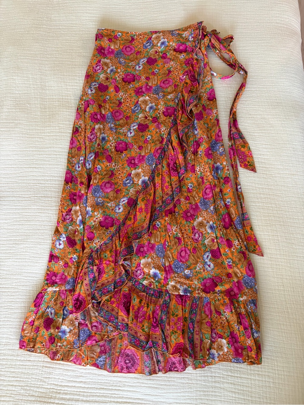 Sea Lustre Wrap Skirt